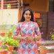 Rainbow Maxi Kota Cotton Kurti