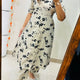 Cream Blossom Cotton Co-Ord Set